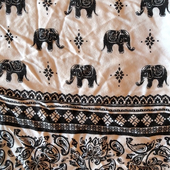 CLEARANCE Bohemian Elephant Paisley Kimono Tunic Top - Picture 2 of 10